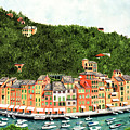 My Portofino - prints of oil painting