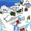 Remembering Santorini-prints original view